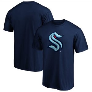 Fanatics Branded Seattle Kraken Navy Primary Logo T-Shirt