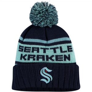 Seattle Kraken American Needle Pillow Line Cuffed Knit Hat With Pom