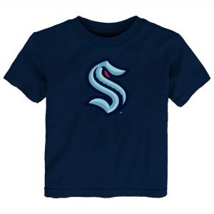 Seattle Kraken Toddler Navy Primary Logo T-Shirt